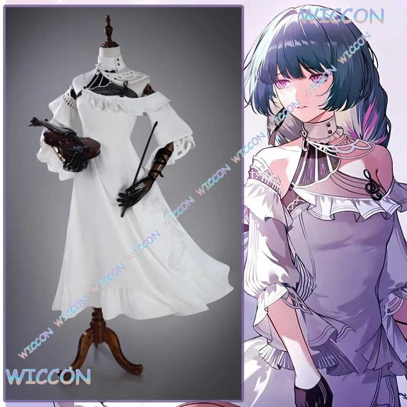 Game Wuthering Waves Phrolova Cosplay Costume Wig White Dress Carnival Halloween Party For Women Girls Accessory
Game Wuthering Waves Phrolova Cosplay Costume Wig White Dress Carnival Halloween Party For Women Girls Accessory