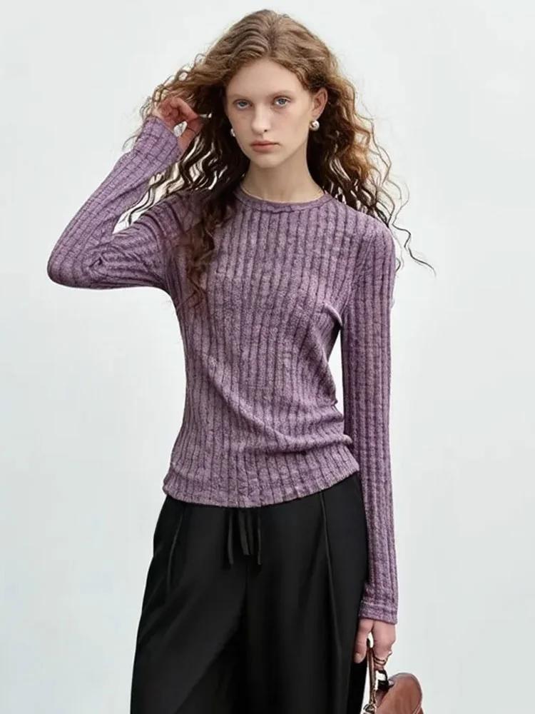 ZhuoZhi Vintage round Ne Texture Knitwear Soft Comfortable Casual Sle Spring New Arrival Women's Faion French Sle Sli...
ZhuoZhi Vintage round Ne Texture Knitwear Soft Comfortable Casual Sle Spring New Arrival Women's Faion French Sle Sli...