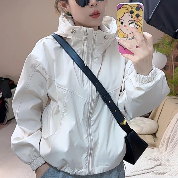 Women's Short Lightweight Loose Breathable Sun Protection Clothing Large Size Comfortable Trench Coat Summer Autumn Outerwear
Women's Short Lightweight Loose Breathable Sun Protection Clothing Large Size Comfortable Trench Coat Summer Autumn Outerwear