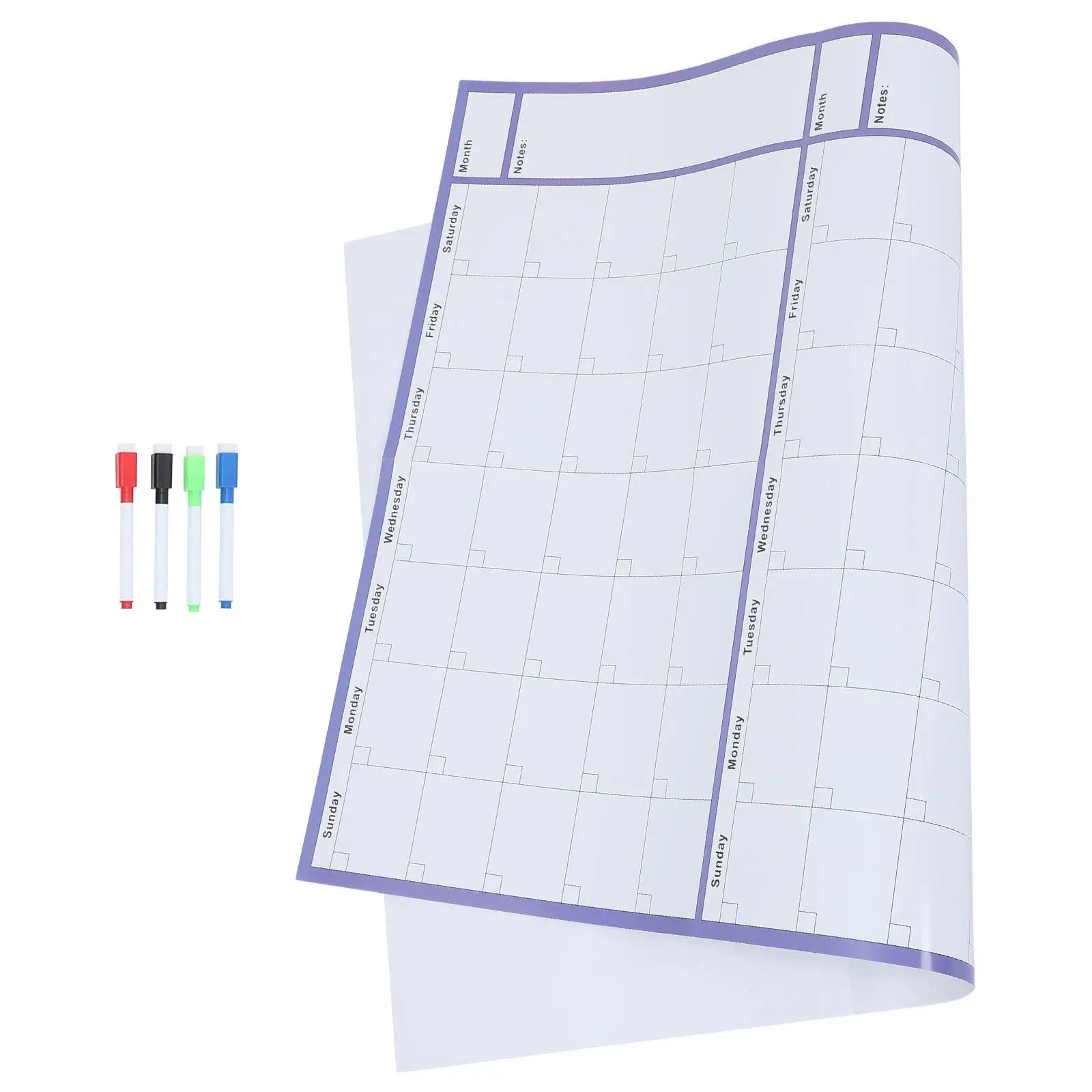 1 Set Wall Erasable Calendar Daily Monthly Planner Large Blank Wall Calendar Writable Dry Erase Wall Calendar With Pen Reusable
1 Set Wall Erasable Calendar Daily Monthly Planner Large Blank Wall Calendar Writable Dry Erase Wall Calendar With Pen Reusable