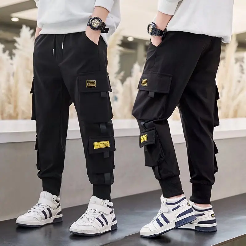 Summer Pocket Sports Pants Teen Boys Girls Hip-hop Dancing Trousers Cargo Harem Pants Sport Joggers Children Pants For Boys
Summer Pocket Sports Pants Teen Boys Girls Hip-hop Dancing Trousers Cargo Harem Pants Sport Joggers Children Pants For Boys