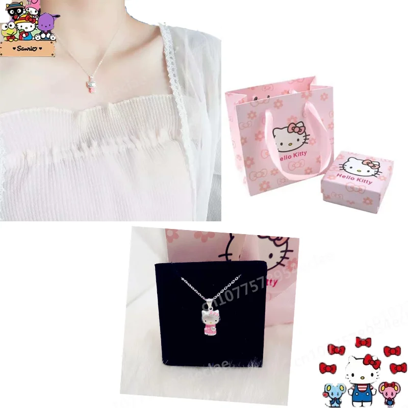 Sanrio Hello Kitty Female Cute Cat Necklace Pendant Kawaii Pink Drop Glue Necklace for Girls Fashion Accessorized Neck Couple
Sanrio Hello Kitty Female Cute Cat Necklace Pendant Kawaii Pink Drop Glue Necklace for Girls Fashion Accessorized Neck Couple