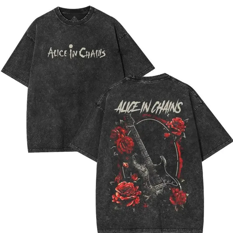 Alice In Chains band t shirts Washed Tee, vintage clothing rock concert outfits, Oversize Streetwear Heavy Cotton Top, Unisex Al
Alice In Chains band t shirts Washed Tee, vintage clothing rock concert outfits, Oversize Streetwear Heavy Cotton Top, Unisex Al