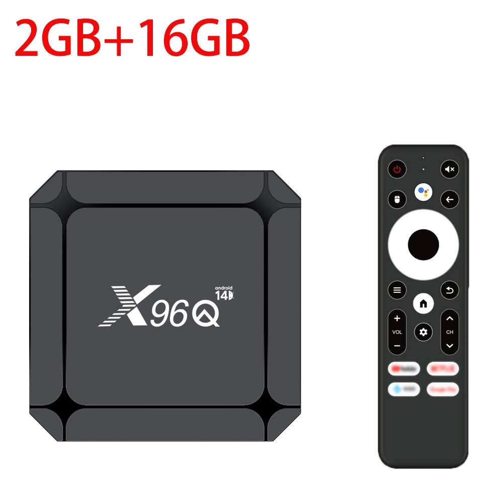 USB3.0 WiFi6 2G+16G Internet TV Set Top Box X96Q RK3518 Android 14 TV Box 4K HD Smart Media Player 100M X96Q PRO+ Smart TV BOX
USB3.0 WiFi6 2G+16G Internet TV Set Top Box X96Q RK3518 Android 14 TV Box 4K HD Smart Media Player 100M X96Q PRO+ Smart TV BOX