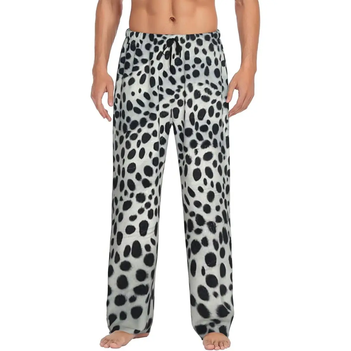 Custom Dalmatian Dog Texture Pajama Pants Men Sleepwear Sleep Lounge Bottoms with Pockets
Custom Dalmatian Dog Texture Pajama Pants Men Sleepwear Sleep Lounge Bottoms with Pockets