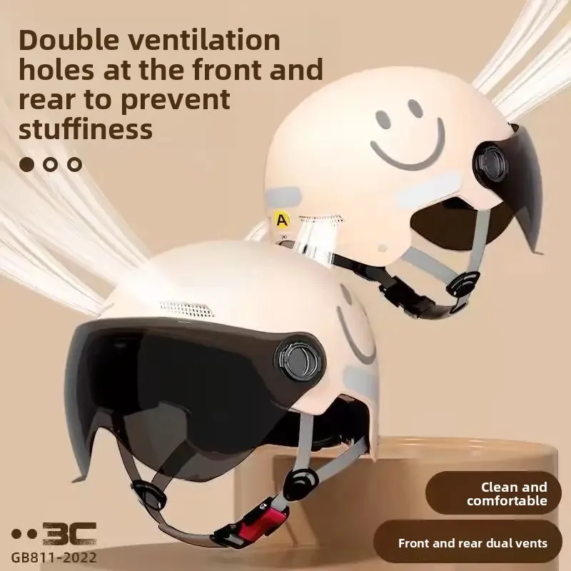 3C Certified Cartoon Half Helmet - Unisex Adult/Kid Helmet w/Goggles for Bike E-Bike Motorcycle
3C Certified Cartoon Half Helmet - Unisex Adult/Kid Helmet w/Goggles for Bike E-Bike Motorcycle