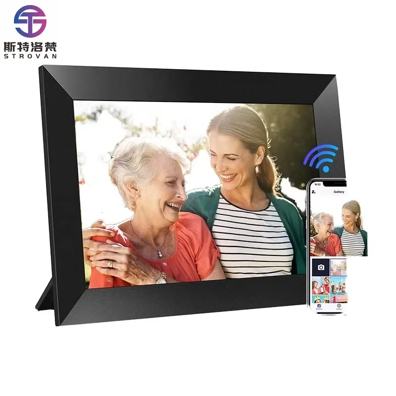 Smart 10-Inch Digital Photo Frame LCD Touch Screen WIFI Connectivity 32GB Video Playback Plays MP4/MP3
Smart 10-Inch Digital Photo Frame LCD Touch Screen WIFI Connectivity 32GB Video Playback Plays MP4/MP3