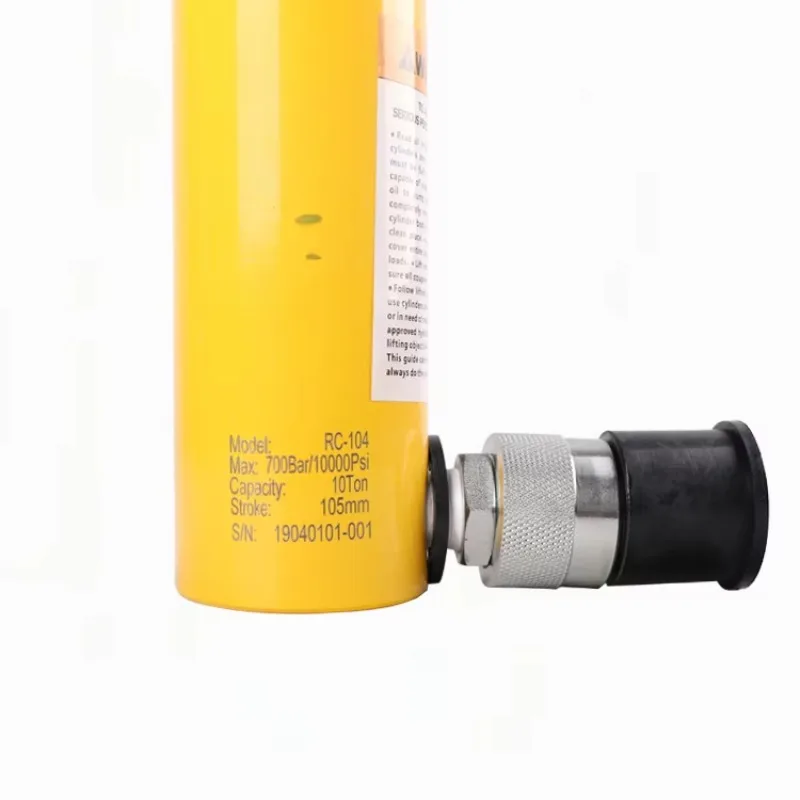 KASHON RC-104 10Ton 700 Bar/10000 psi Single Acting Hydraulic Jack Cylinder Stainless Steel Material
KASHON RC-104 10Ton 700 Bar/10000 psi Single Acting Hydraulic Jack Cylinder Stainless Steel Material