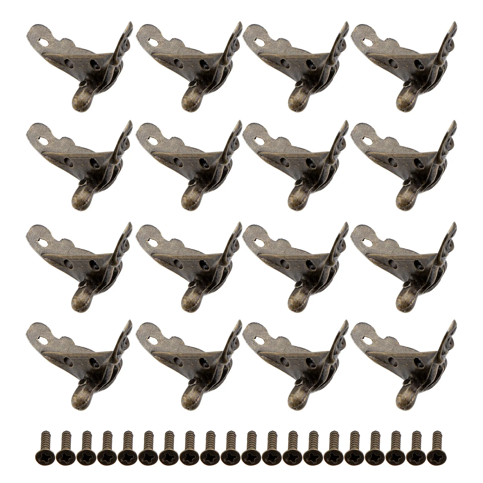 12Pcs Elegant Furniture Foot Protectors Zinc Alloy Decorative Corner Caps for Gift Box Wood Chest Anti-Scratch Fixing Legs
12Pcs Elegant Furniture Foot Protectors Zinc Alloy Decorative Corner Caps for Gift Box Wood Chest Anti-Scratch Fixing Legs