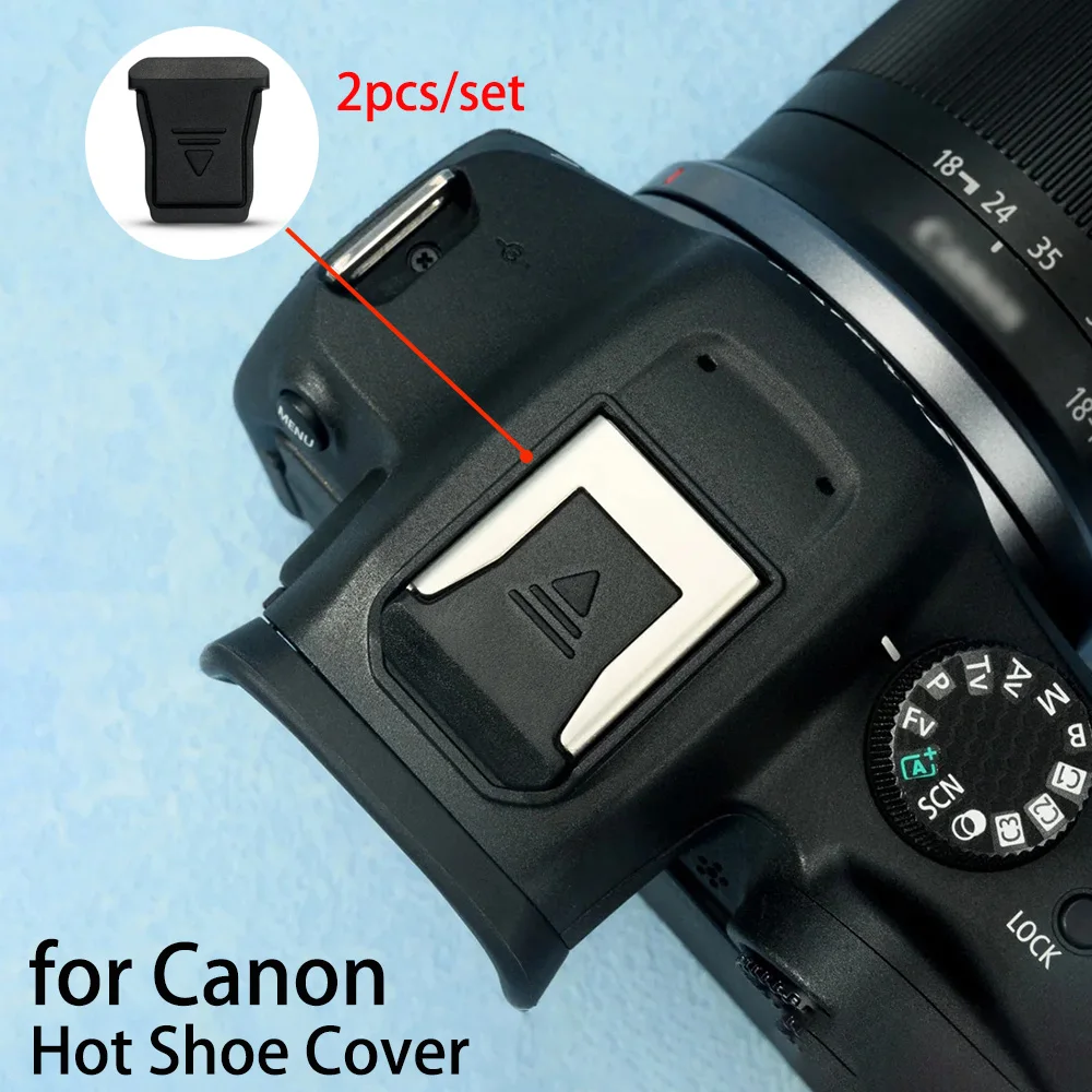 2pcs Hot Shoe Cover Cap Protector for Canon EOS R50 R10 R8 R7 R6 Mark II R5II R6II R5C R3 Camera Replaces ER-SC2 Accessories