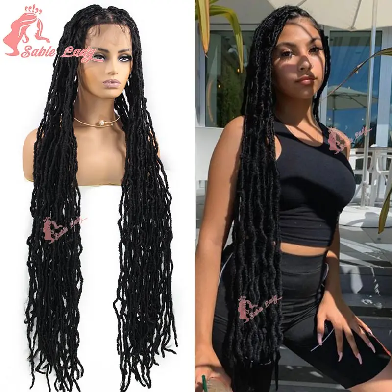 40'' Super Long Synthetic Full Lace Braided Wigs for Black Women Butterfly Senegalese Twist Braided Wigs Braid Lace Front Wig
40'' Super Long Synthetic Full Lace Braided Wigs for Black Women Butterfly Senegalese Twist Braided Wigs Braid Lace Front Wig