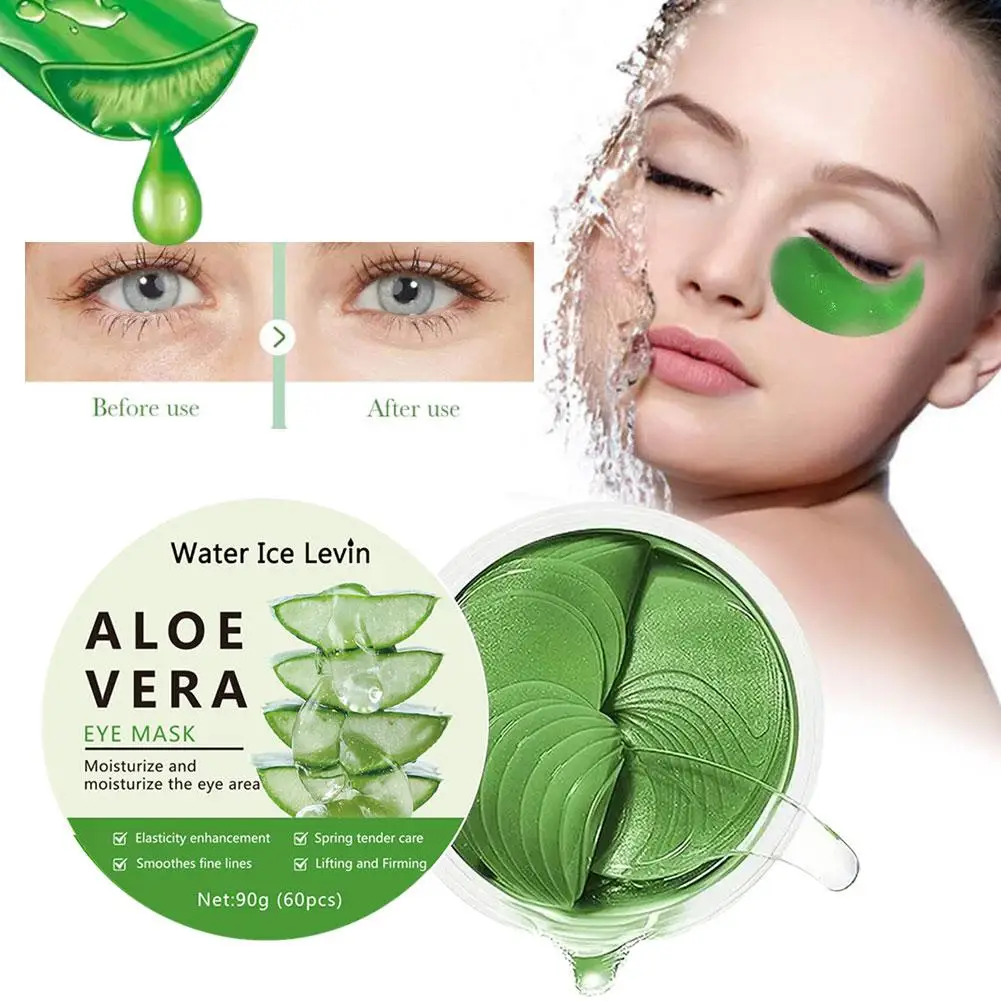 60pieces Aloe Vera Collagen Eye Mask Anti Dark Circles Firming Moisturizing Skin Eye Eyes Product Bags Removal Care Patches U9S7
60pieces Aloe Vera Collagen Eye Mask Anti Dark Circles Firming Moisturizing Skin Eye Eyes Product Bags Removal Care Patches U9S7