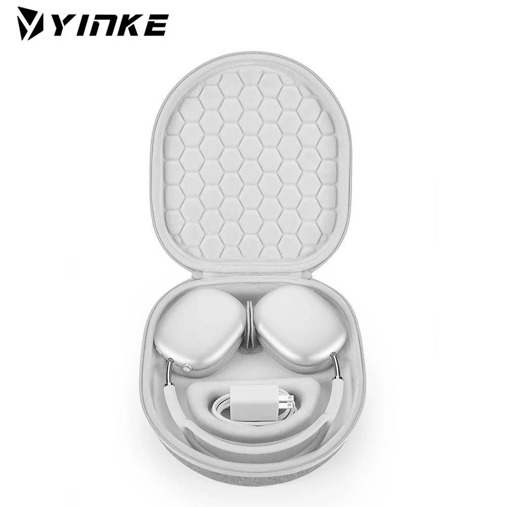 Yinke AirPods Max Case with Sleep Mode Support - Premium EVA Hard Shell, Shockproof Travel Case & Velvet Lining Storage Bag
Yinke AirPods Max Case with Sleep Mode Support - Premium EVA Hard Shell, Shockproof Travel Case & Velvet Lining Storage Bag