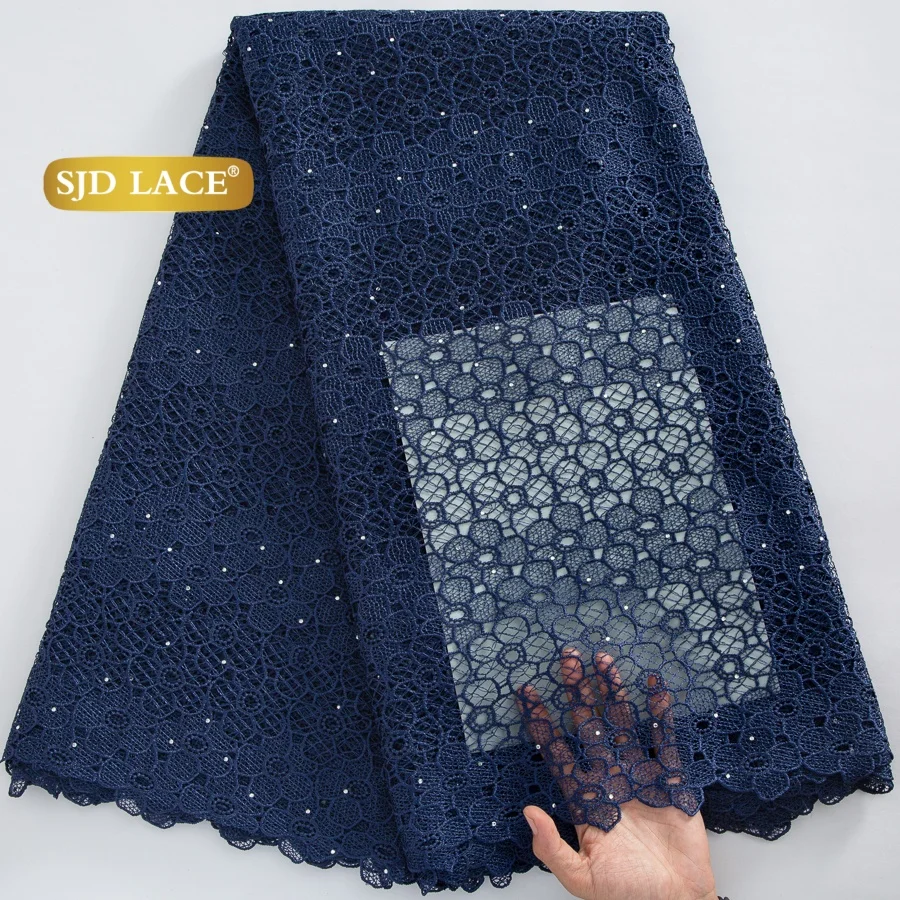 SJD LACE Nigerian Cord Lace Fabric 5Yards 2026 High Quality African Embroidery Water Soluble Lace for Women Party Dress Sew 4912
SJD LACE Nigerian Cord Lace Fabric 5Yards 2026 High Quality African Embroidery Water Soluble Lace for Women Party Dress Sew 4912