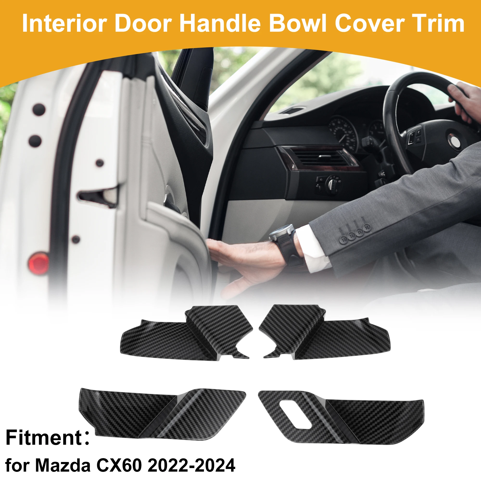 UXCELL внутренняя дверная ручка, накладка чаши для Mazda CX60 2022-2024, черное углеродное волокно
UXCELL внутренняя дверная ручка, накладка чаши для Mazda CX60 2022-2024, черное углеродное волокно