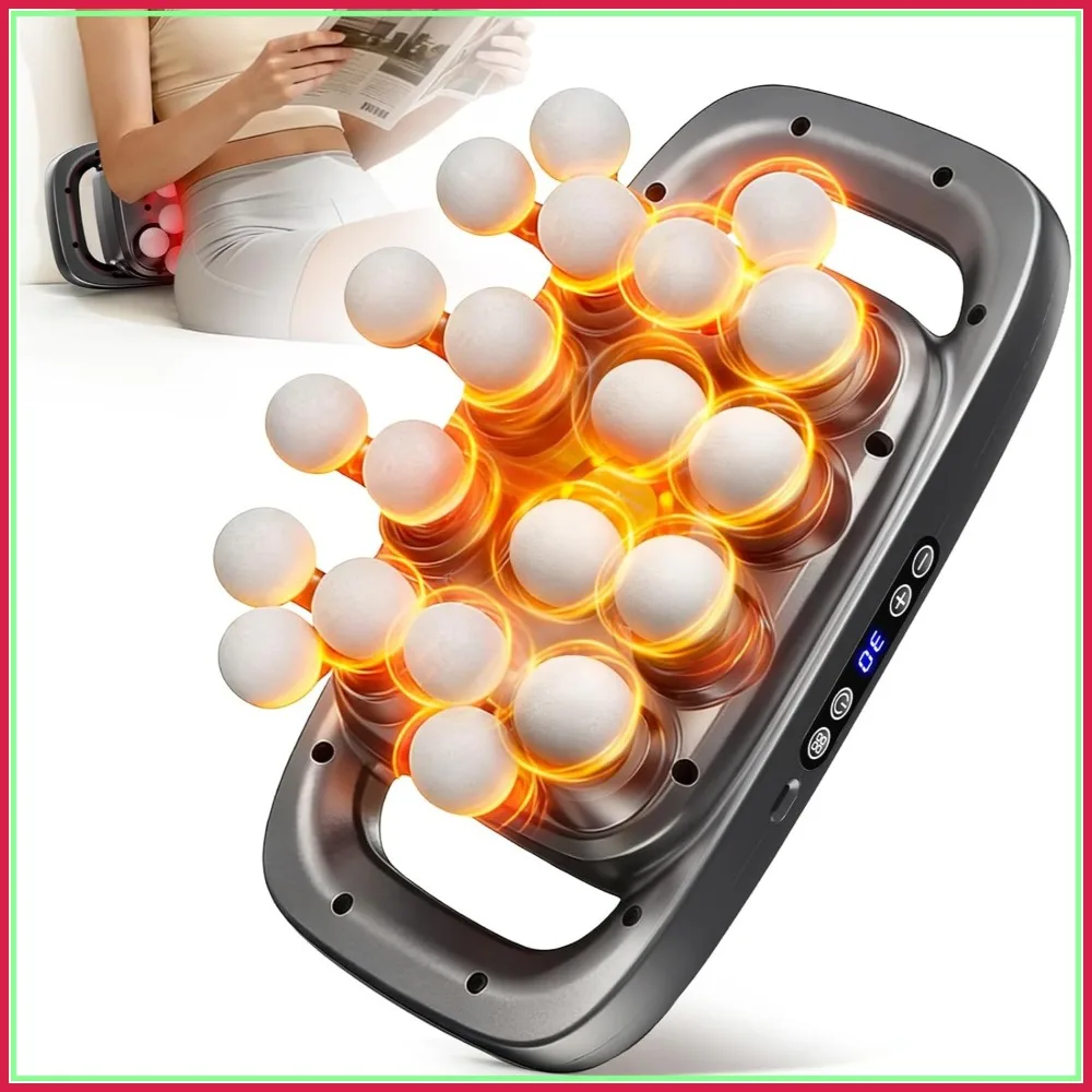 20-Head Massage Gun, Deep Tissue Percussion Massager,30 Speeds & 3 Modes,110lb Force,35dB Quiet,Gift for Mother's Day
20-Head Massage Gun, Deep Tissue Percussion Massager,30 Speeds & 3 Modes,110lb Force,35dB Quiet,Gift for Mother's Day