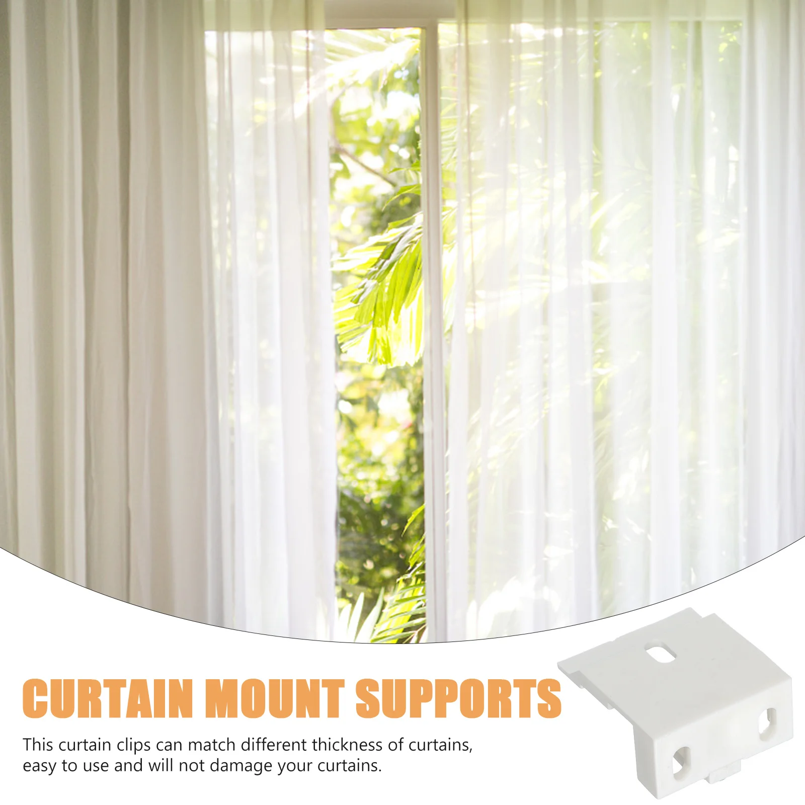 10Pcs Plastic Metal Curtain Clips Holders Easy Use for Home Kitchen Office Decorative Organizer Curtain Bracket
10Pcs Plastic Metal Curtain Clips Holders Easy Use for Home Kitchen Office Decorative Organizer Curtain Bracket