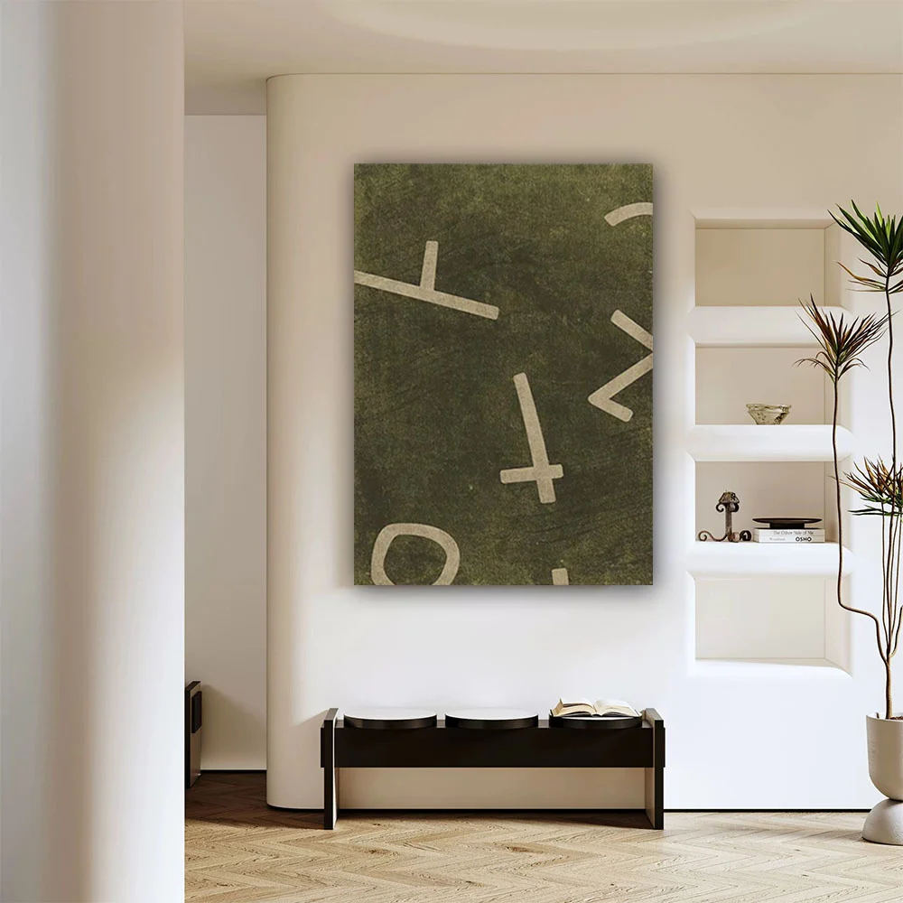 100% hand drawn green line abstract oil painting original wall painting home living room decoration paint interior aesthetics 
100% hand drawn green line abstract oil painting original wall painting home living room decoration paint interior aesthetics