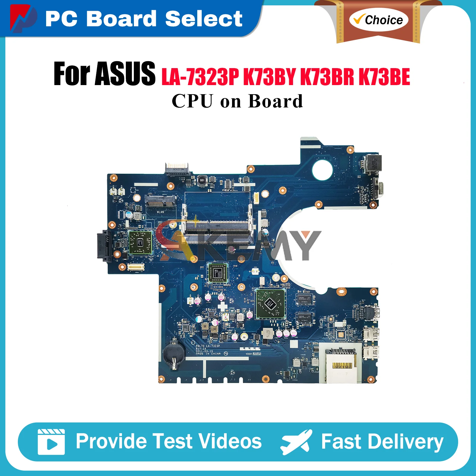 LA-7323P Материнская плата для ноутбука ASUS K73BE K73BR K73BY K73B Материнская плата для ноутбука с процессором 100% тестирование ОК быстрая доставка Высокое качество
LA-7323P Материнская плата для ноутбука ASUS K73BE K73BR K73BY K73B Материнская плата для ноутбука с процессором 100% тестирование ОК быстрая доставка Высокое качество