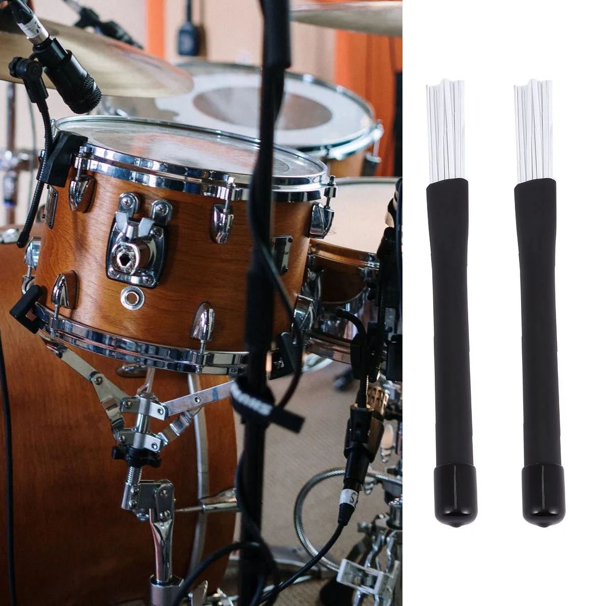 Jass Drum Stick White Nylon End Fine Craftsmanship Reliable Durable Nonharmful Substances Easy Handle Drumstick for
Jass Drum Stick White Nylon End Fine Craftsmanship Reliable Durable Nonharmful Substances Easy Handle Drumstick for