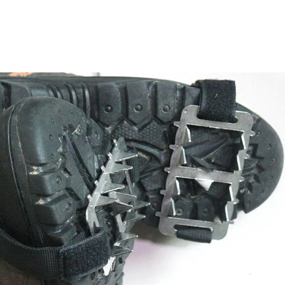 10 Teeth Outdoor Climbing Overshoes Non-slip Shoe Cover Grips Cleats Spike Cleats Anti-Slip Ice Shoes
10 Teeth Outdoor Climbing Overshoes Non-slip Shoe Cover Grips Cleats Spike Cleats Anti-Slip Ice Shoes