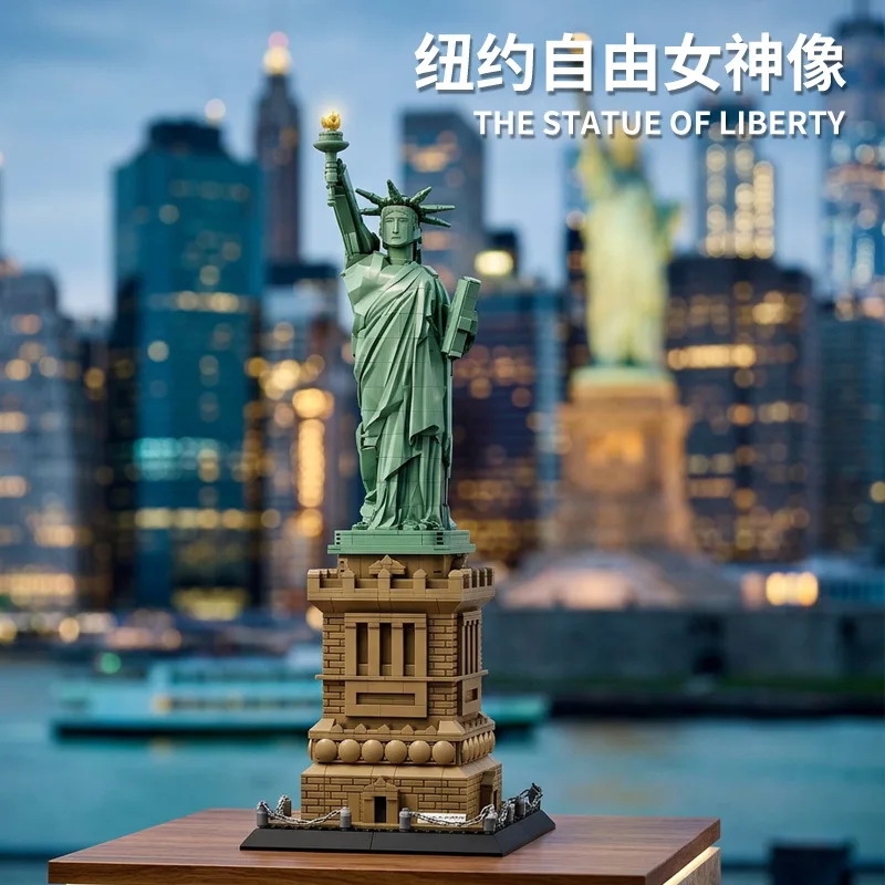 1316pcs Statue of Liberty Model Kit Building Blocks Toy Display Piece Educational DIY Assembly Model Free Shipping NO.5227
1316pcs Statue of Liberty Model Kit Building Blocks Toy Display Piece Educational DIY Assembly Model Free Shipping NO.5227
