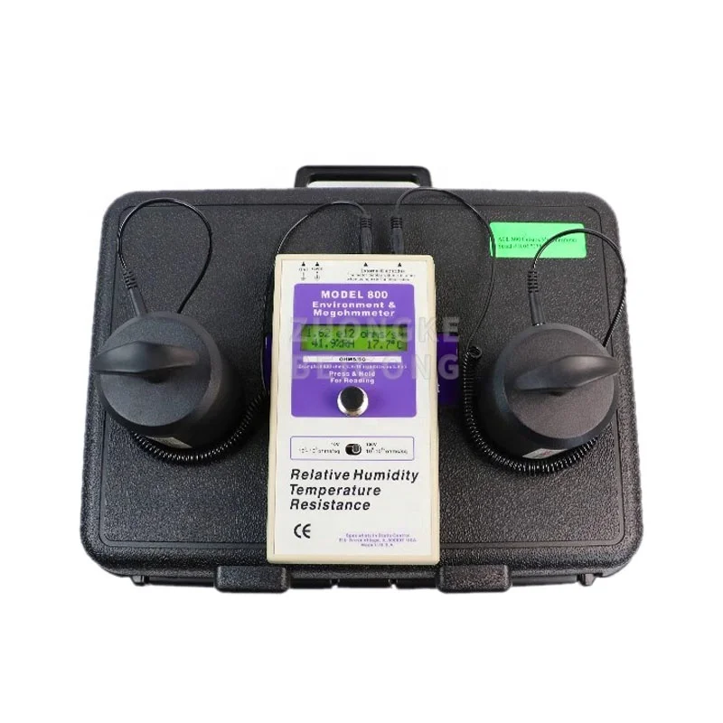 ACL-800 Environment&Megohmmeter,Relative Humidity Temperature Resistance,Surface Resistance/resistivity Tester
ACL-800 Environment&Megohmmeter,Relative Humidity Temperature Resistance,Surface Resistance/resistivity Tester