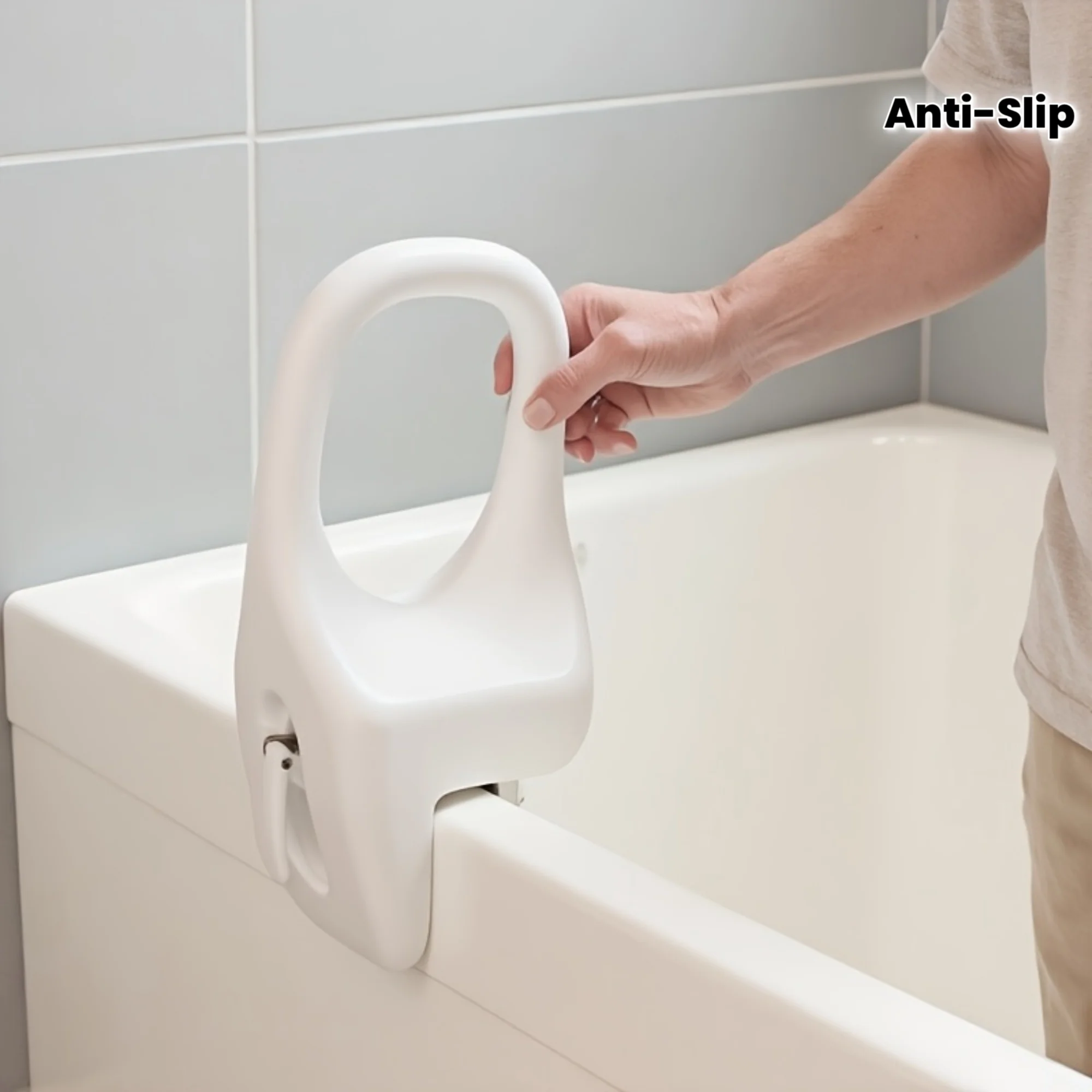 Bathtub Rail with Finish Bathtub Grab Bar Safety Bar for Seniors & Handicap for Assistance in and Out of Tub Easy to Install
Bathtub Rail with Finish Bathtub Grab Bar Safety Bar for Seniors & Handicap for Assistance in and Out of Tub Easy to Install