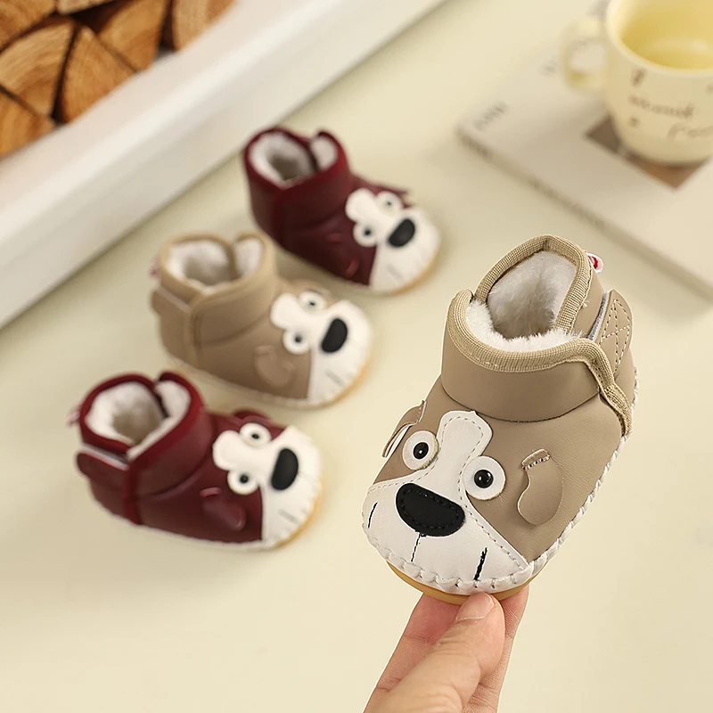 Детские ботильоны, замшевые теплые детские полусапожки, милый щенок, новинка зимы 2024, прогулочные ботинки для мальчиков и девочек с круглым носком, милые липучки
Детские ботильоны, замшевые теплые детские полусапожки, милый щенок, новинка зимы 2024, прогулочные ботинки для мальчиков и девочек с круглым носком, милые липучки