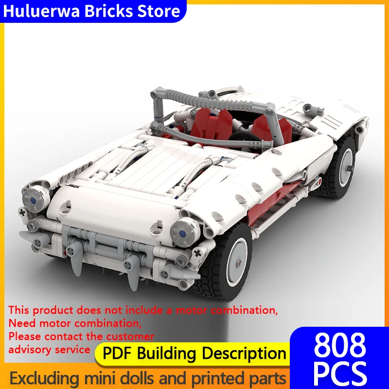 Speed Racing Car Model MOC Building Bricks Corvette C1 Convertible Sports Car Modular Technology Gifts Holiday Assemble Toy Suit
Speed Racing Car Model MOC Building Bricks Corvette C1 Convertible Sports Car Modular Technology Gifts Holiday Assemble Toy Suit