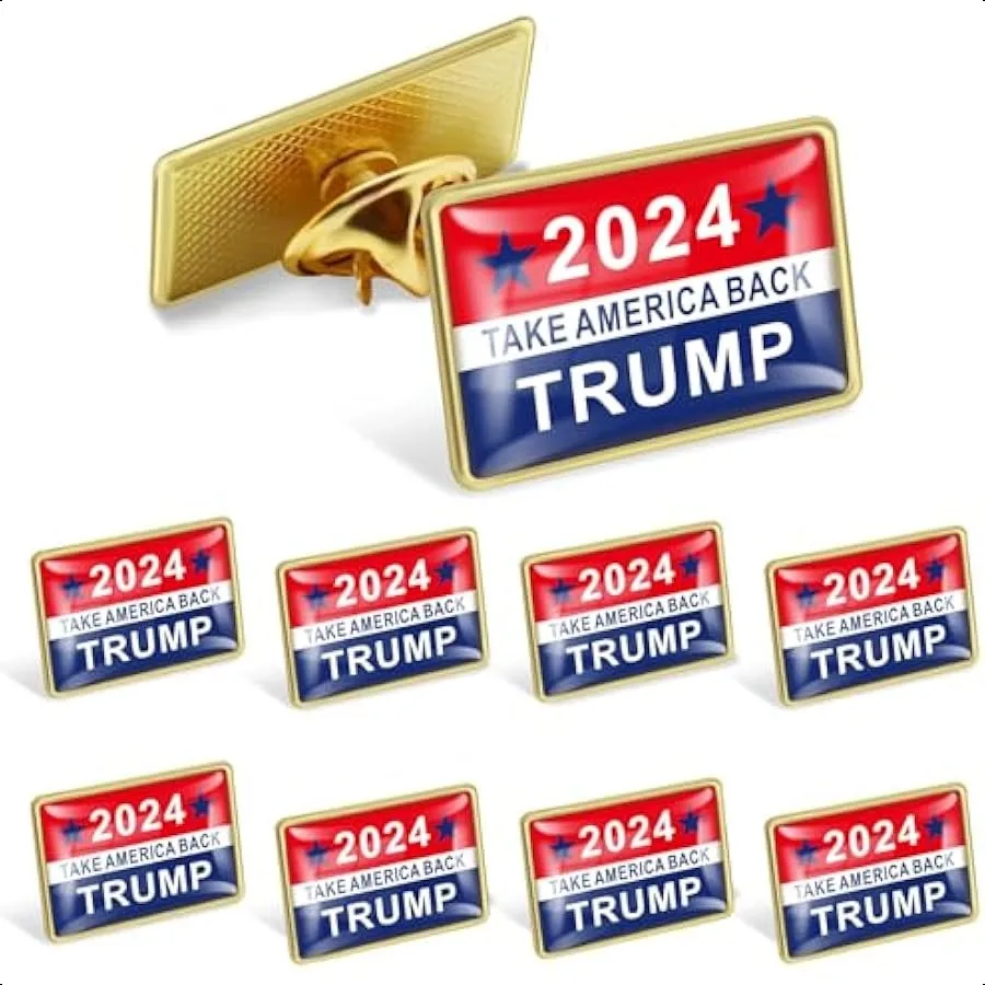 12 25 50 100Pcs GOP Donald Trump Enamel Pins Bluk Show Your Support for Trump's 2024 Presidential Election Republican Badge 
12 25 50 100Pcs GOP Donald Trump Enamel Pins Bluk Show Your Support for Trump's 2024 Presidential Election Republican Badge