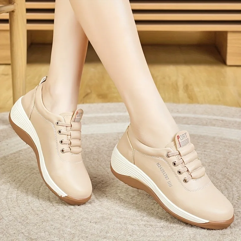 Thick Soled Small Leather Shoes for Women, 2025 New Soft Soled Travel Shoes, Commuting and Walking Casual Single Shoes
Thick Soled Small Leather Shoes for Women, 2025 New Soft Soled Travel Shoes, Commuting and Walking Casual Single Shoes