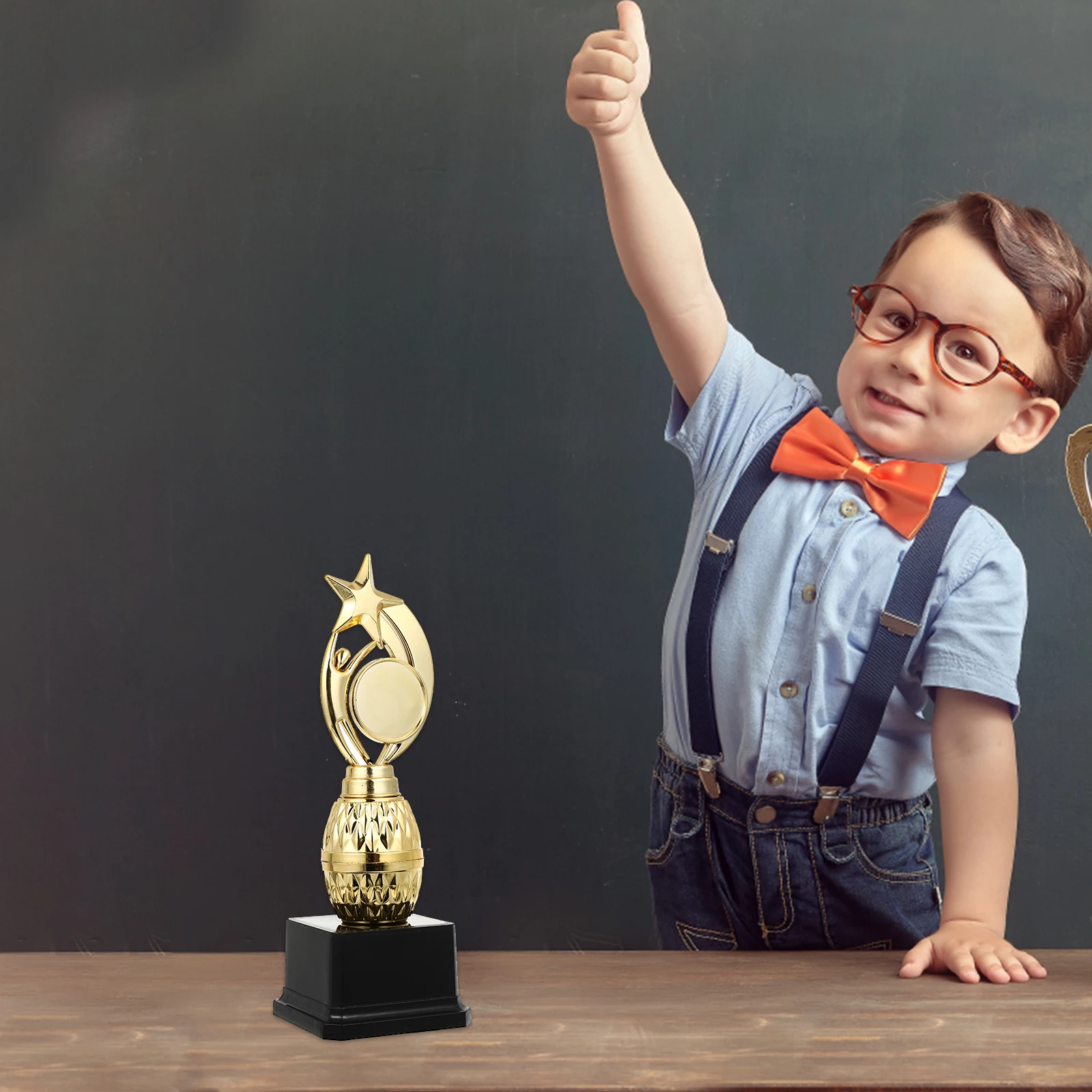 Elegant Plastic Star Award Trophy Golden Sports Competition Prize Trophy Cup For Student Reward Ceremony Decor
Elegant Plastic Star Award Trophy Golden Sports Competition Prize Trophy Cup For Student Reward Ceremony Decor