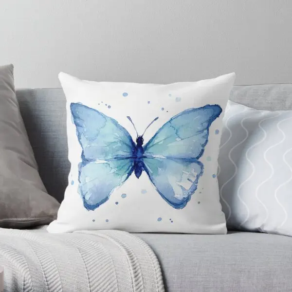 Blue Butterfly Watercolor Minimalistic Printing Throw Pillow Cover Waist Home Decor Square Car Pillows not include One Side
Blue Butterfly Watercolor Minimalistic Printing Throw Pillow Cover Waist Home Decor Square Car Pillows not include One Side