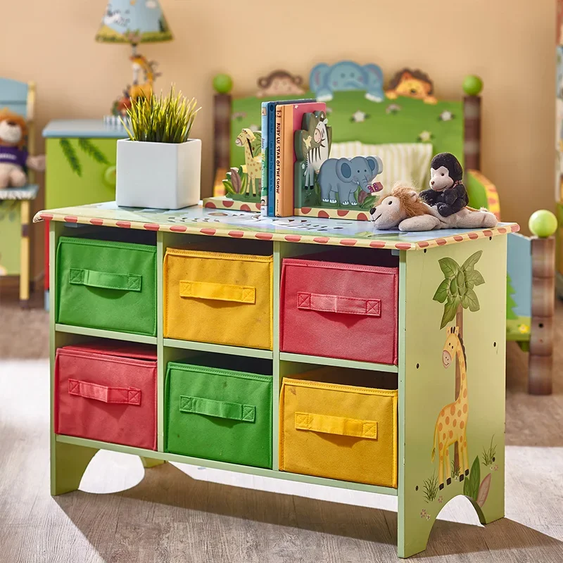 Children's room Baby storage Bookshelf Bookshelf Shelf Jungle adventure theme
Children's room Baby storage Bookshelf Bookshelf Shelf Jungle adventure theme