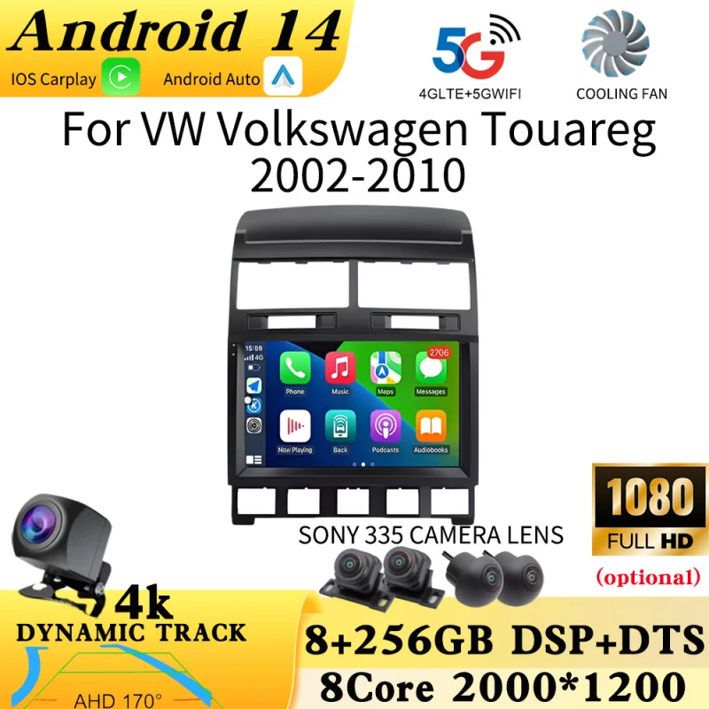 Apple Wireless CarPlay Android Auto Radio for VW Volkswagen Touareg 2002 - 2010 Car Multimedia GPS Tools No 2din DVD
Apple Wireless CarPlay Android Auto Radio for VW Volkswagen Touareg 2002 - 2010 Car Multimedia GPS Tools No 2din DVD