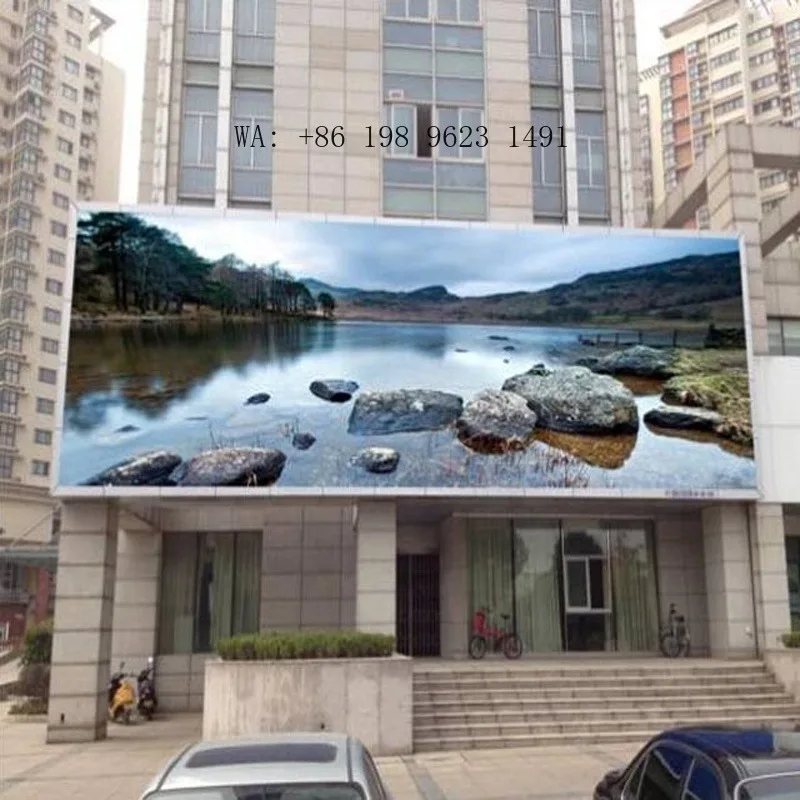 P10 Outdoor LED Display Front Rear Maintenance Waterproof High Definition Fixed Digital Advertising Video Panel Screen
P10 Outdoor LED Display Front Rear Maintenance Waterproof High Definition Fixed Digital Advertising Video Panel Screen