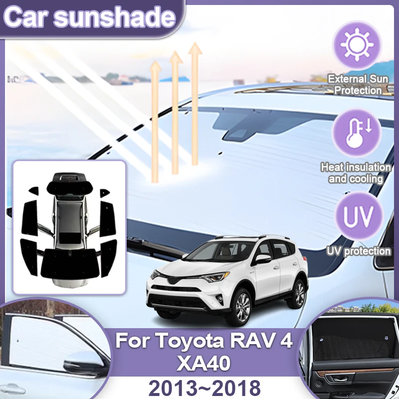 ملحقات سيارة تويوتا RAV 4 XA40 RAV4 2013~2018 عاكس ضوء الشمس، واقي من الشمس فضي، ستائر أدوات النوافذ، ملحقات السيارة
ملحقات سيارة تويوتا RAV 4 XA40 RAV4 2013~2018 عاكس ضوء الشمس، واقي من الشمس فضي، ستائر أدوات النوافذ، ملحقات السيارة
