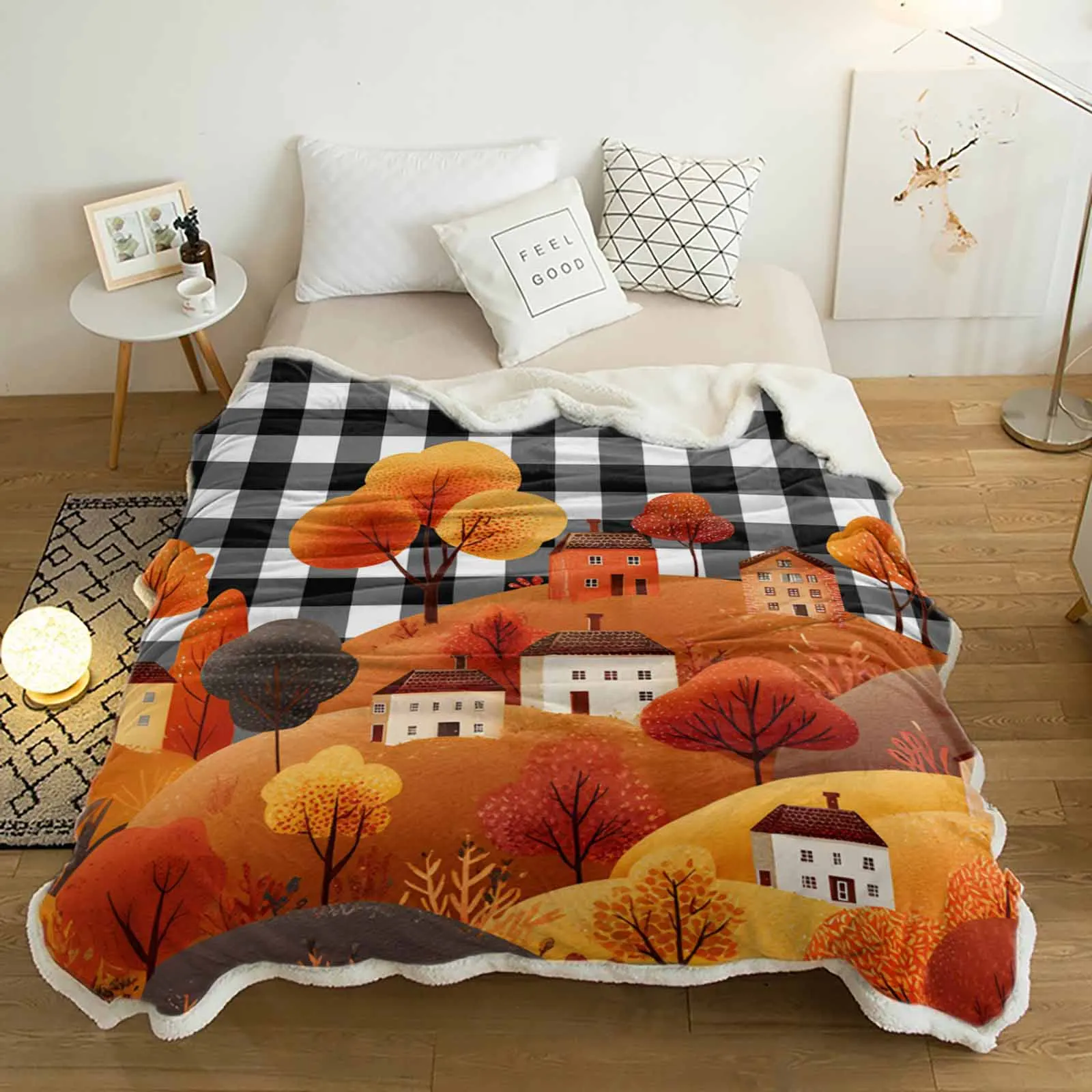 Autumn Hills House Plaid Cashmere Blanket Warm Winter Soft Throw Blankets for Beds Sofa Wool Blanket Bedspread
Autumn Hills House Plaid Cashmere Blanket Warm Winter Soft Throw Blankets for Beds Sofa Wool Blanket Bedspread