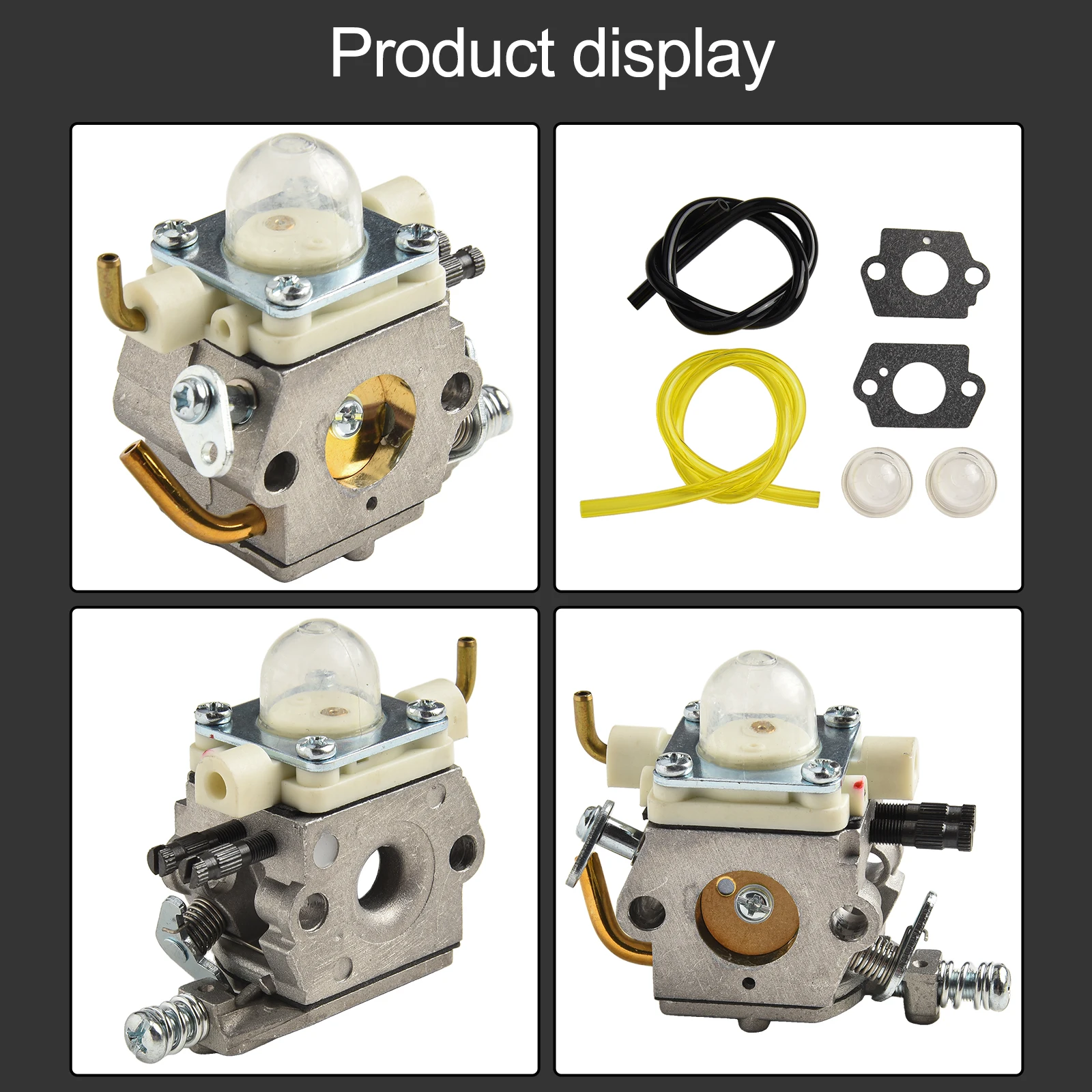 Carburetor for PB250 Leaf Blower Gasket Kit and WTA33 Fuel Line Complete with Fuel Filter for Seamless Functionality
Carburetor for PB250 Leaf Blower Gasket Kit and WTA33 Fuel Line Complete with Fuel Filter for Seamless Functionality