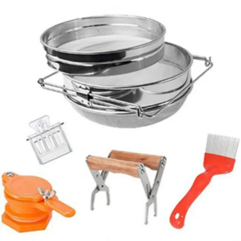 A Beekeeping Set Stainless Steel Double-Layer Filter Net Honey Outlet Catch King Spleen Clip Uncapping Fork Eqiupment
A Beekeeping Set Stainless Steel Double-Layer Filter Net Honey Outlet Catch King Spleen Clip Uncapping Fork Eqiupment