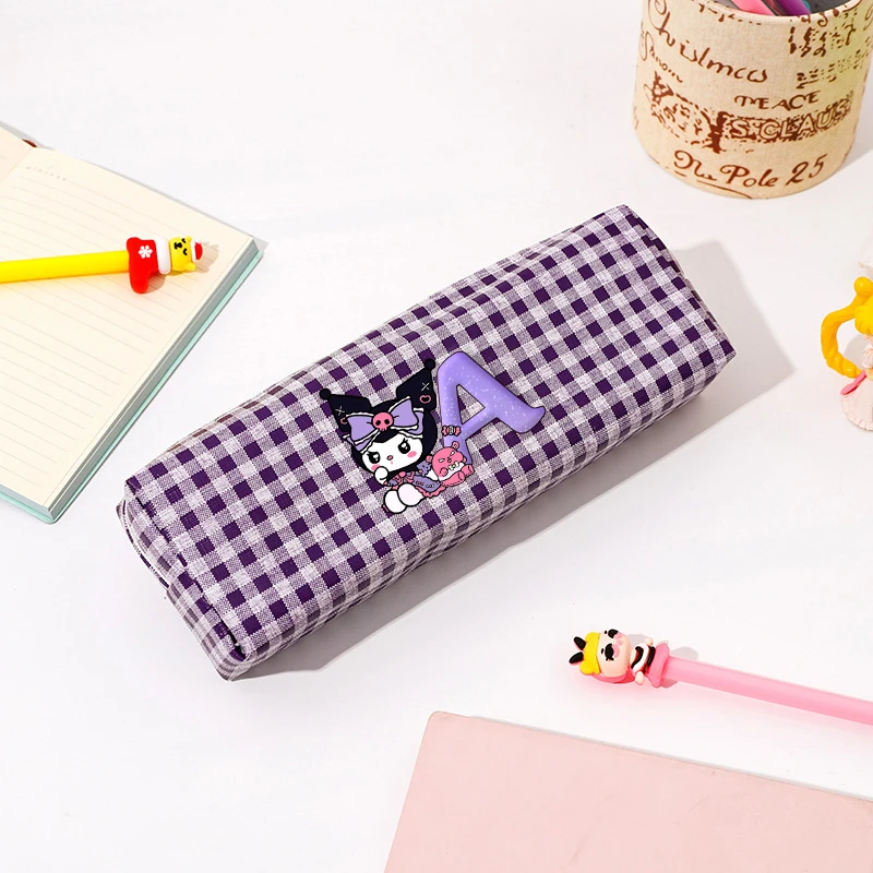Kawaii Kuromi Pencil Case Boy Girl Creative Cartoon LetterA-Z Pen Bag Student Fashion Anime Large Capacity Pen Pouch Stationery
Kawaii Kuromi Pencil Case Boy Girl Creative Cartoon LetterA-Z Pen Bag Student Fashion Anime Large Capacity Pen Pouch Stationery