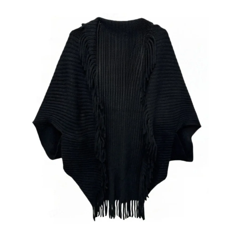 Модная женская шаль с бахромой и v-образным вырезом, вязаный кардиган средней длины, мягкий свободный крой, шарф, пальто, подарок для мамы
Модная женская шаль с бахромой и v-образным вырезом, вязаный кардиган средней длины, мягкий свободный крой, шарф, пальто, подарок для мамы