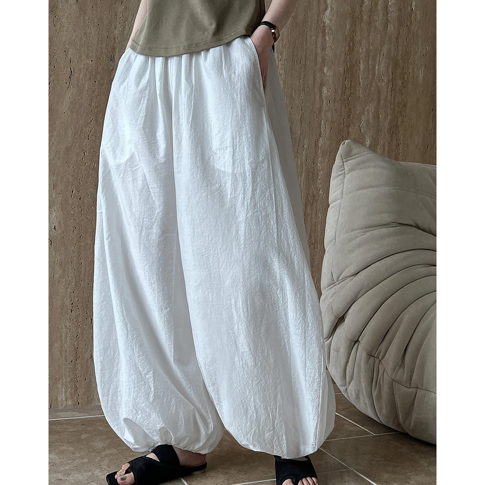 New Arrival 80% Cotton Women Big Wide Leg Pants High Waist Casual White Pants Female Women Clothes Trousers
New Arrival 80% Cotton Women Big Wide Leg Pants High Waist Casual White Pants Female Women Clothes Trousers