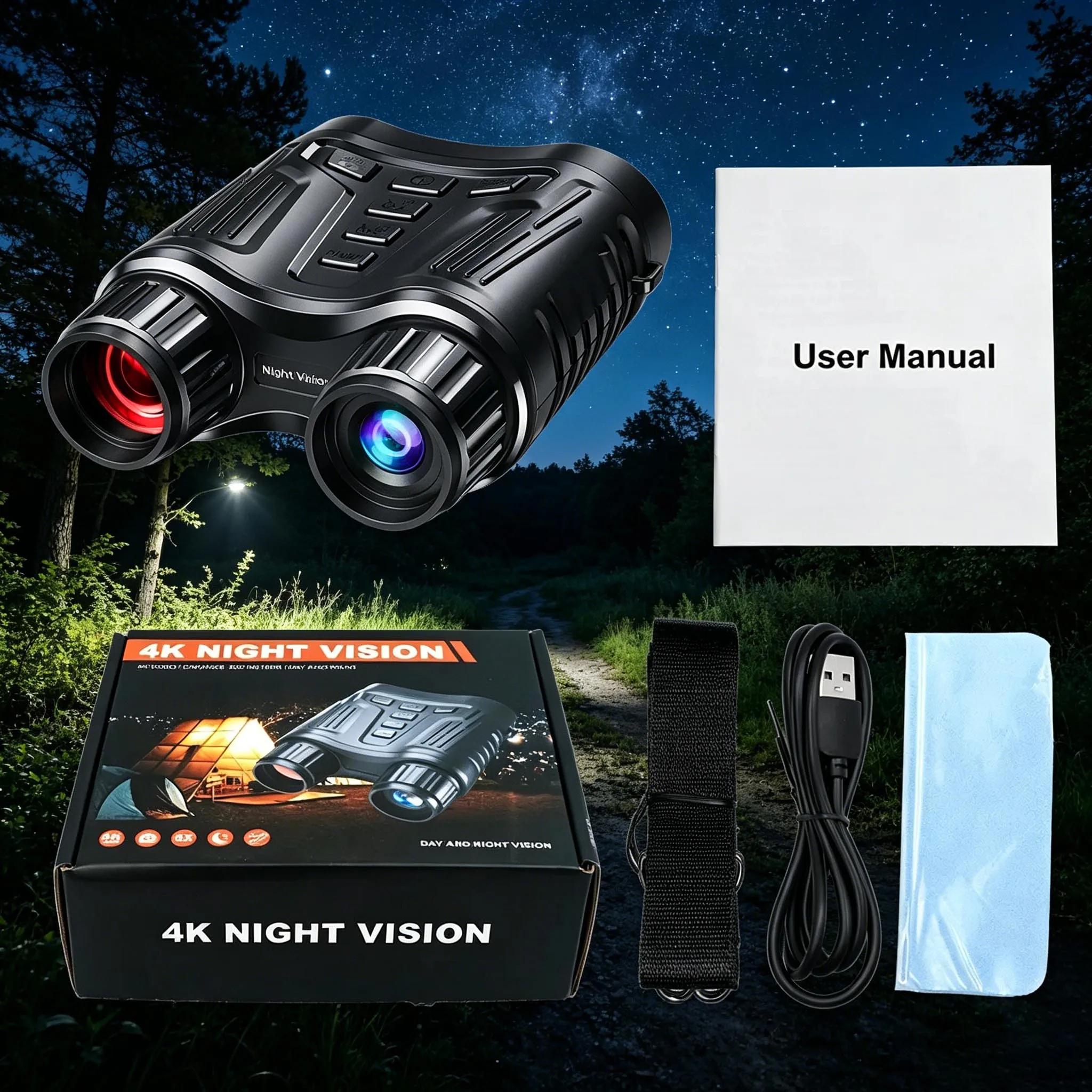 NV2180 Infrarood Nachtzicht Verrekijker 4K UHD 36MP Digitale Jachttelescoop Jacht Kampeeruitrusting
NV2180 Infrarood Nachtzicht Verrekijker 4K UHD 36MP Digitale Jachttelescoop Jacht Kampeeruitrusting