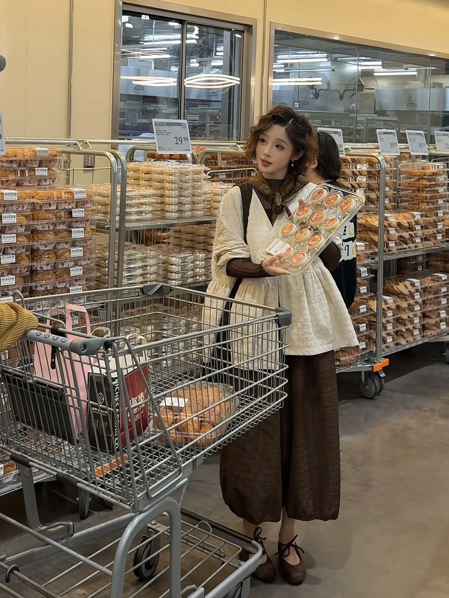 Loose Women's Jaet New Chinese Sle Early Spring Large Swing Relaxing Outerwear Top Yolo Roasted Chestnuts Herringbone Line
Loose Women's Jaet New Chinese Sle Early Spring Large Swing Relaxing Outerwear Top Yolo Roasted Chestnuts Herringbone Line