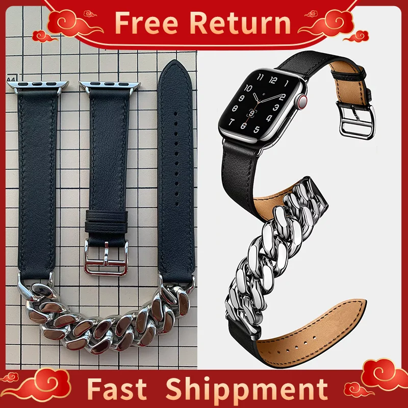 Ремешок кожаный для Apple Watch Series 9 8 Ultra7 6 SE 5 4 3 2 1 49 мм 45 мм 41 мм
Ремешок кожаный для Apple Watch Series 9 8 Ultra7 6 SE 5 4 3 2 1 49 мм 45 мм 41 мм