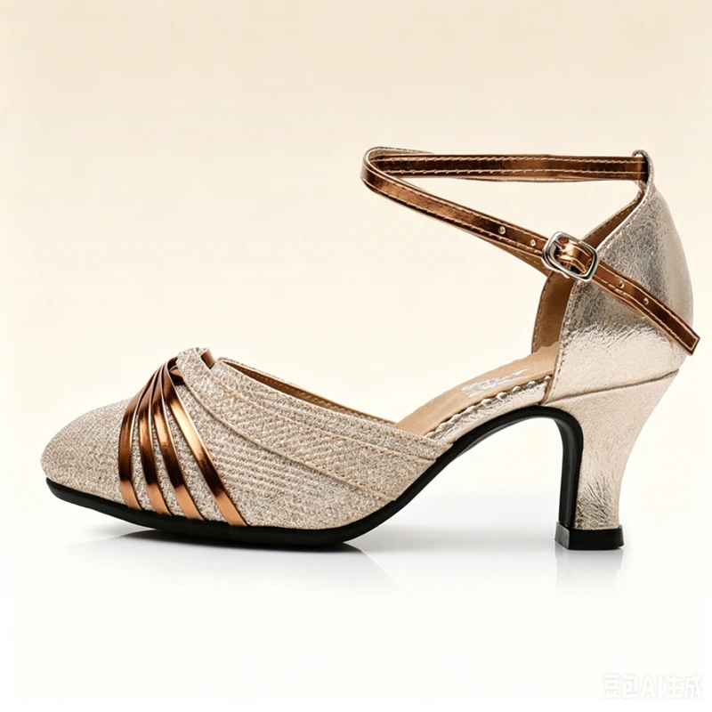 Women's Latin Dance Shoes Gold Silver Soft Sole 3.5/5.5cm Heel for Waltz & Salsa Practice
Women's Latin Dance Shoes Gold Silver Soft Sole 3.5/5.5cm Heel for Waltz & Salsa Practice