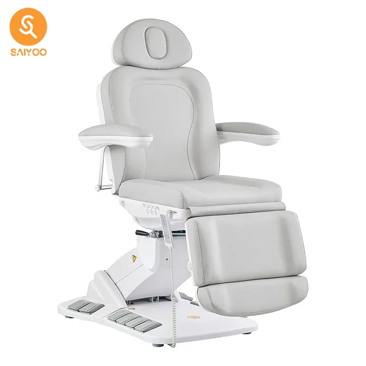 Premium Light Grey Adjustable Massage Chair With Foot Control For Beauty Salon
Premium Light Grey Adjustable Massage Chair With Foot Control For Beauty Salon