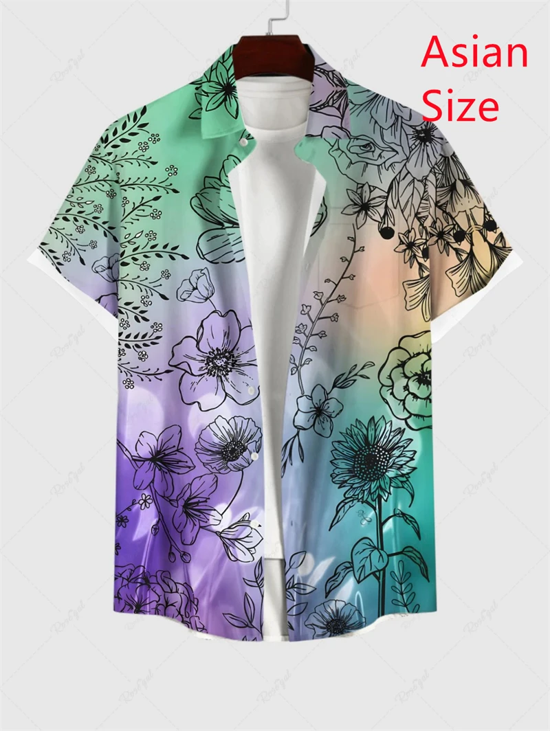 Comfort Summer Fashion Man Hawaiian Shirt 3D Printing Short Sleeved Button Down Lapel Shirts Oversized Tops Casual Aloha Shirts
Comfort Summer Fashion Man Hawaiian Shirt 3D Printing Short Sleeved Button Down Lapel Shirts Oversized Tops Casual Aloha Shirts